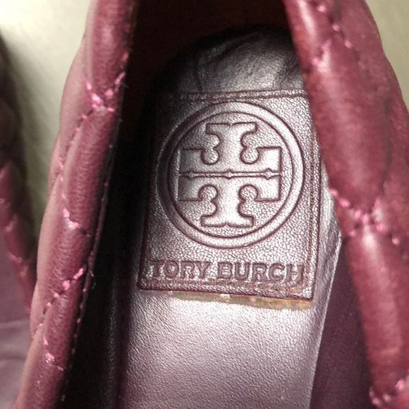 TORY BURCH Kaitlin Shiraz & Gold Quilted Leather - Picture 8 of 10